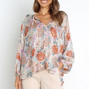 NWT Petal & Pup Floral Blouse